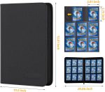 Foalgo Trading Card Binder, Card Collection Binder Album Folder with 540 Side Loading Pockets, 9 Pocket Trading Card Album Folder for TGC,MTG, Baseball Cards, Yugioh ( Blue ) - Image 4